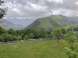 Looking down from park