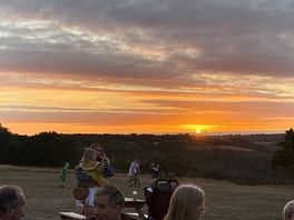 Sunset from campsite
