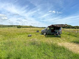 Campervan pitch looking north