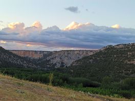 Vitas desde el castillo, encimade camping.