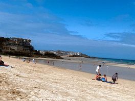 The stunning beach at st ives.