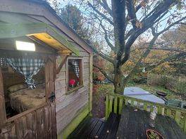 The outside of the hut