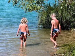 At the lake