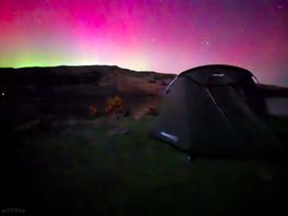 Northern lights in evening!