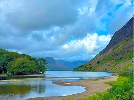 Wastwater, 5-10 min walk through the woods from the campsite