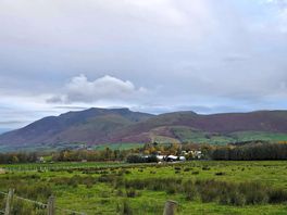 View of the campsite with blencathra behind