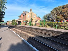 The old steam train station
