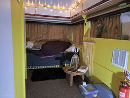 Van at night