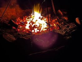 Firepit in the woods…