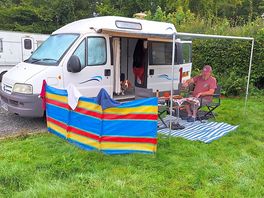 Our set up in pitch 2