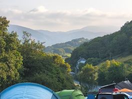 From the tent