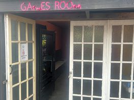 Onsite games room. had a pool table and vending machine