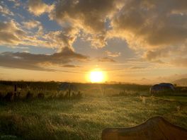 Sunrise on the horizon