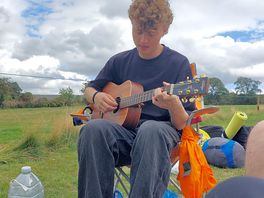Little sing song before we had to pack up