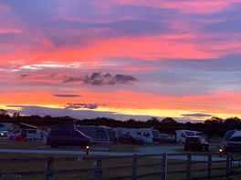 Stunning sunsets across the site