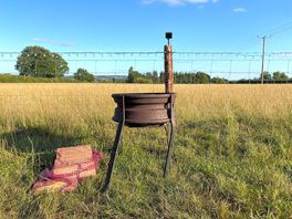 Fire pit and wood available.