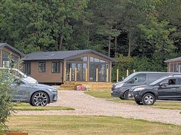 Lovely lodges on site