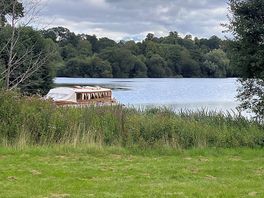 Lovely lake on site