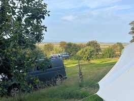Stunning view from our tent