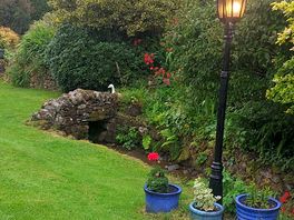 Beautiful grounds, even in the rain!