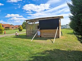 Reception with fire pits and logs available. light refreshments served.