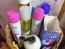 Toiletries provided