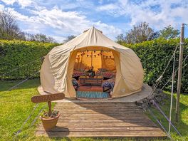 Exterior - Moroccan themed Tent interior
