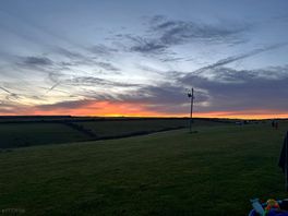 Campsite sunset