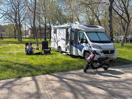Plaats op de camping
