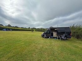 Spacious camping field
