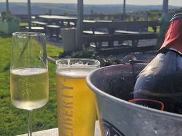 Drinks by sunset