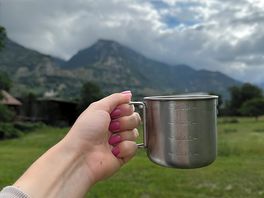 The best tea in the morning with this views