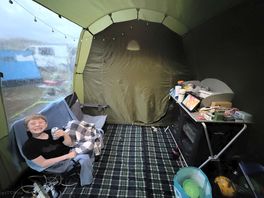 Tent set up