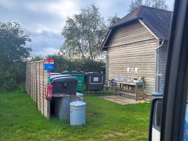Cleaning and recycling area