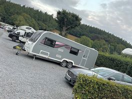 My view from my caravan