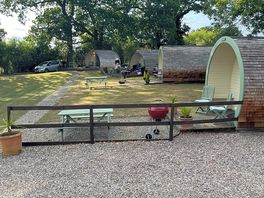 Lovely glamping area
