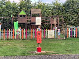 Kids play area at the top of the site.