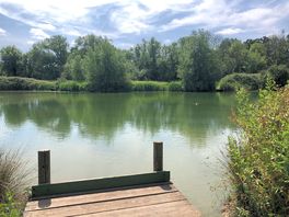 View of the fishing lake