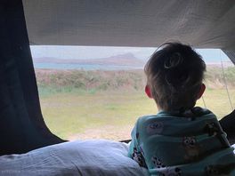 View from the roof tent