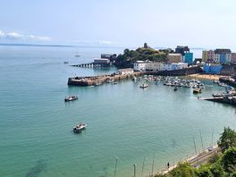 Iconic view of tenby