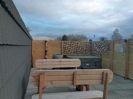 Hot tub area