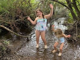 Happy splashing