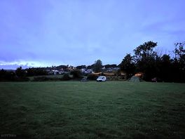 Campsite at night