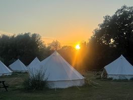Tepee sunset