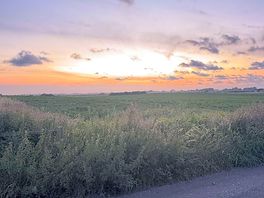 Sunset behind the campsite .. stunning