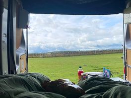 View from the van