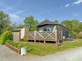 Exterior of the two-bed lodge