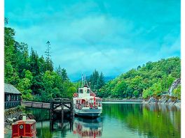 Beautiful boats on the loch