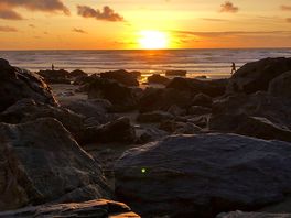 Sunset at tregardock