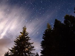 Night sky in the camp
